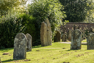 The memorial garden, St Mary the Virgin, Hartfield East Sussex, home of Winnie the Pooh